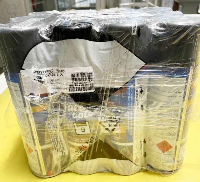 12 Tinta Spray Automotivo Preto Fosco Color Colorgin 300ml - Foto 5