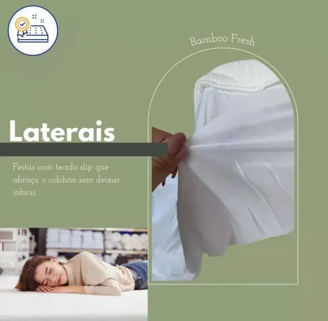 Protetor / Capa de Colchão Super King Impermeável Theva Luxury Pad - Foto 3