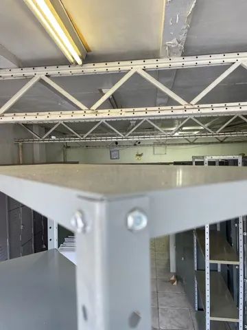 Estante de aço 30x92x200Com Coluna De2 Mentro De Altura - Foto 2