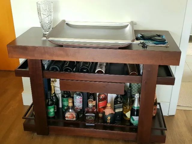 Carrinho Buffet Bar - Super novo!!!! - Foto 2