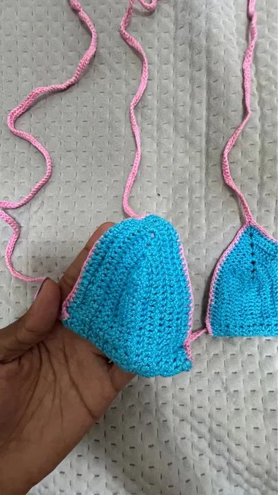 Top crochê tamanho Micro lindíssimo feito a mão  - Foto 2
