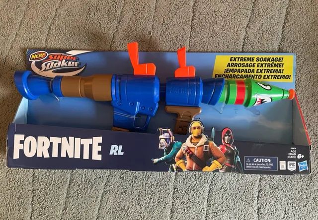 Pistola de gua Super Soaker Fortnite Nerf Artigos infantis