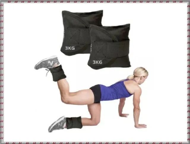 Par de tornozeleira 3 kg de peso - Academia - Fitness - Bem Estar 
