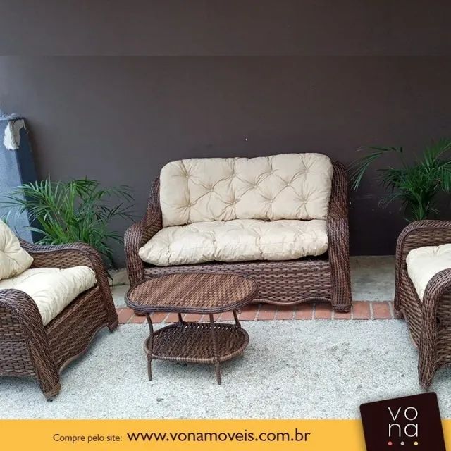Conjunto de Sofa Janaina em fibra sintetica - Foto 2