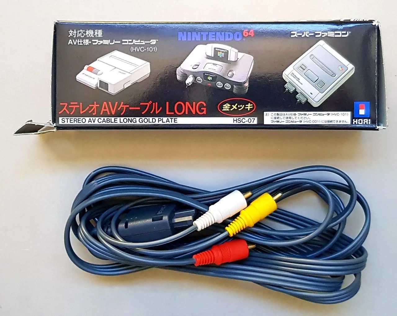 Cabo AV HORI para Nintendo 64/SNES/NES - 3 Metros -  banhado a ouro - Foto 3