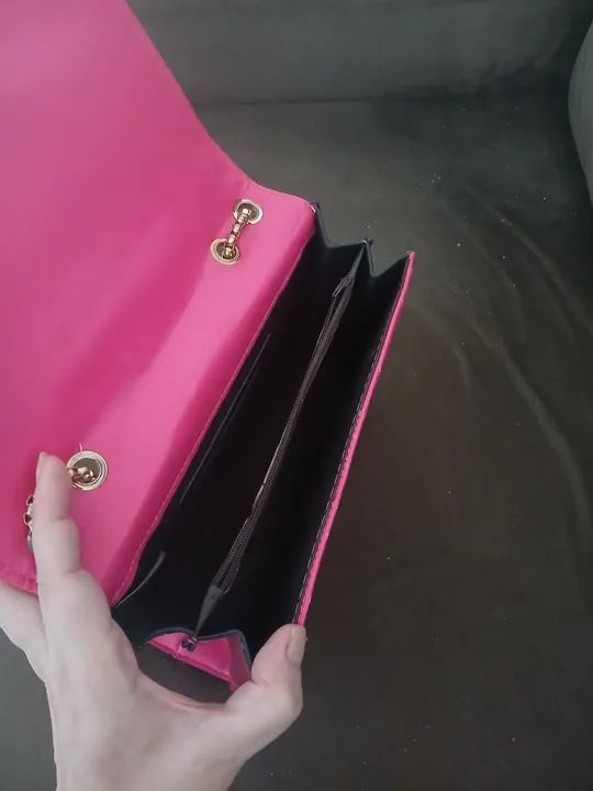 Bolsa Feminina Rosa Pink - Seminova - Foto 3