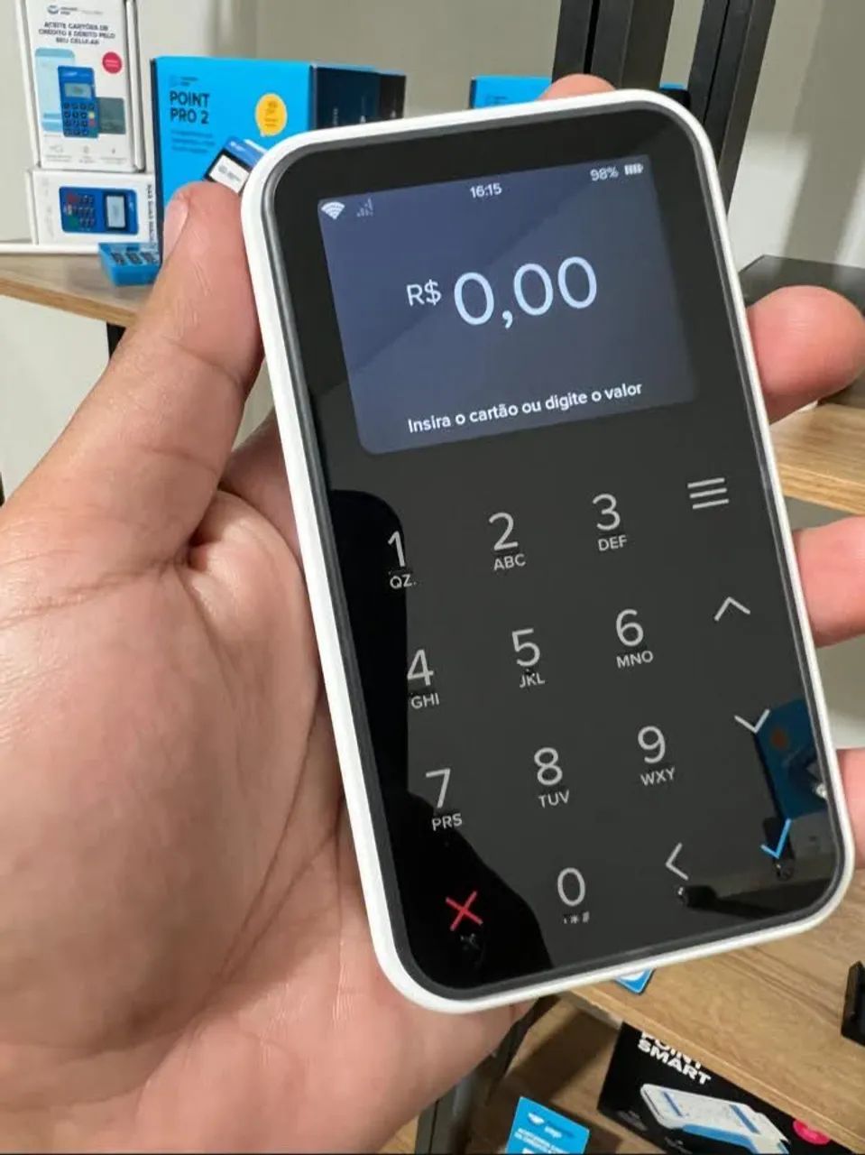 Maquina de cartão Point Air 4G Lacrada - Não precisa de celular! - Foto 3
