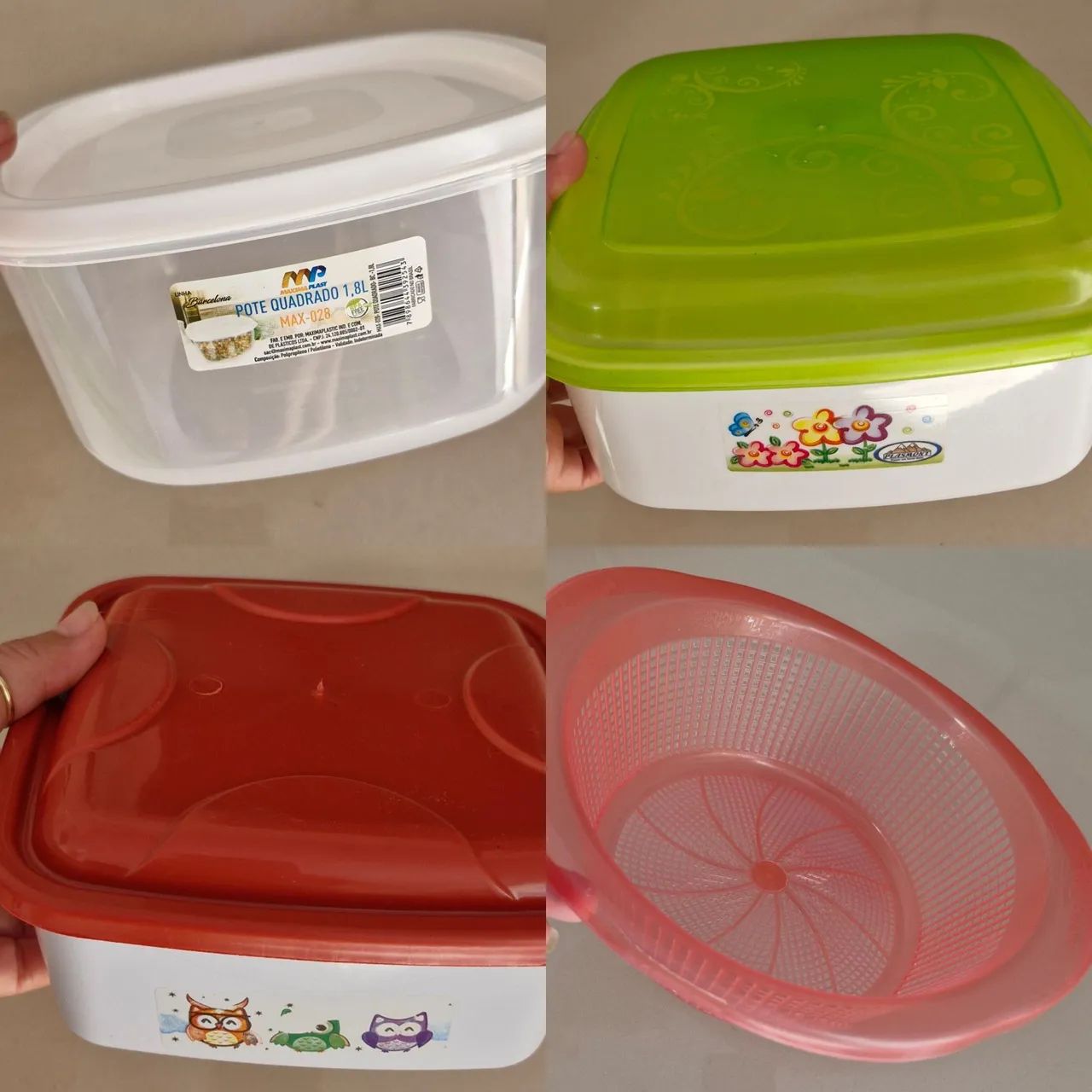 12 potes de plástico  - Foto 2