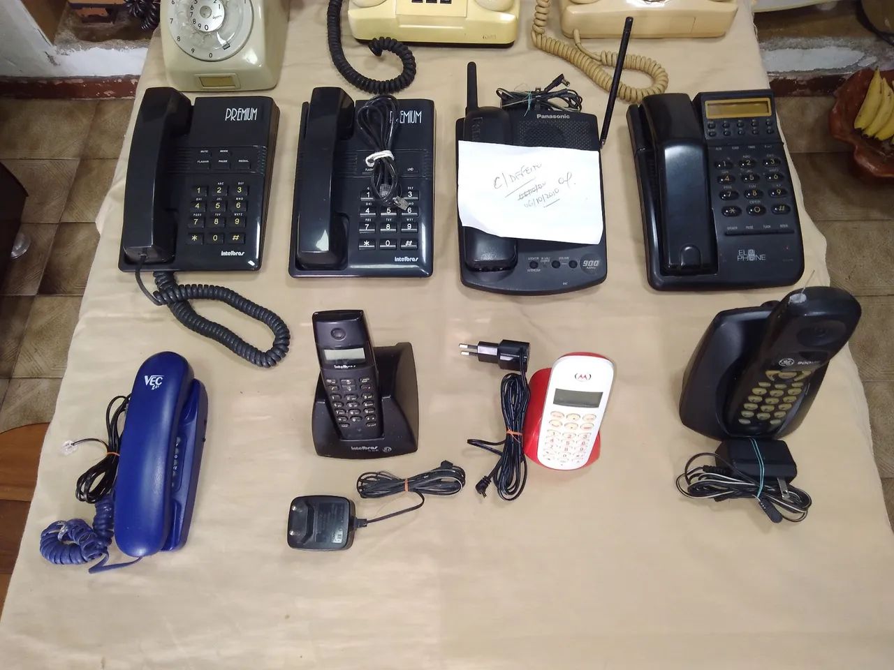 Telefones fixos e sem fio