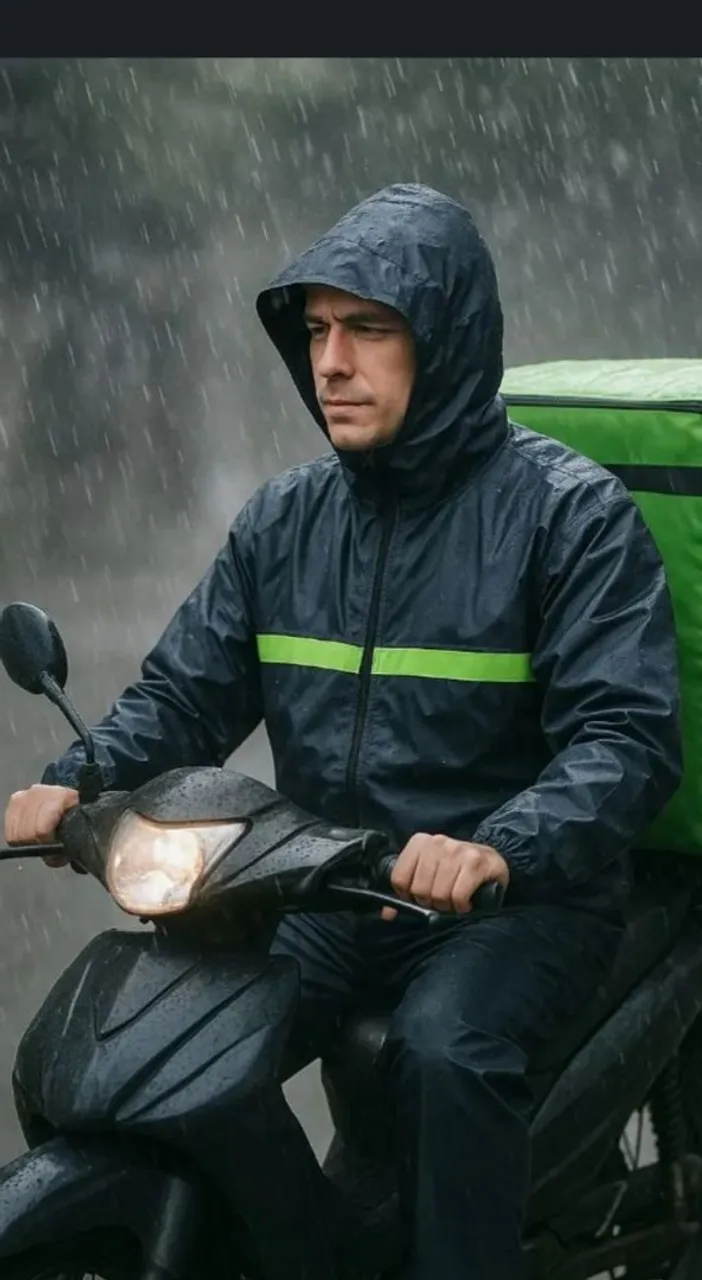 Capa de chuva nova