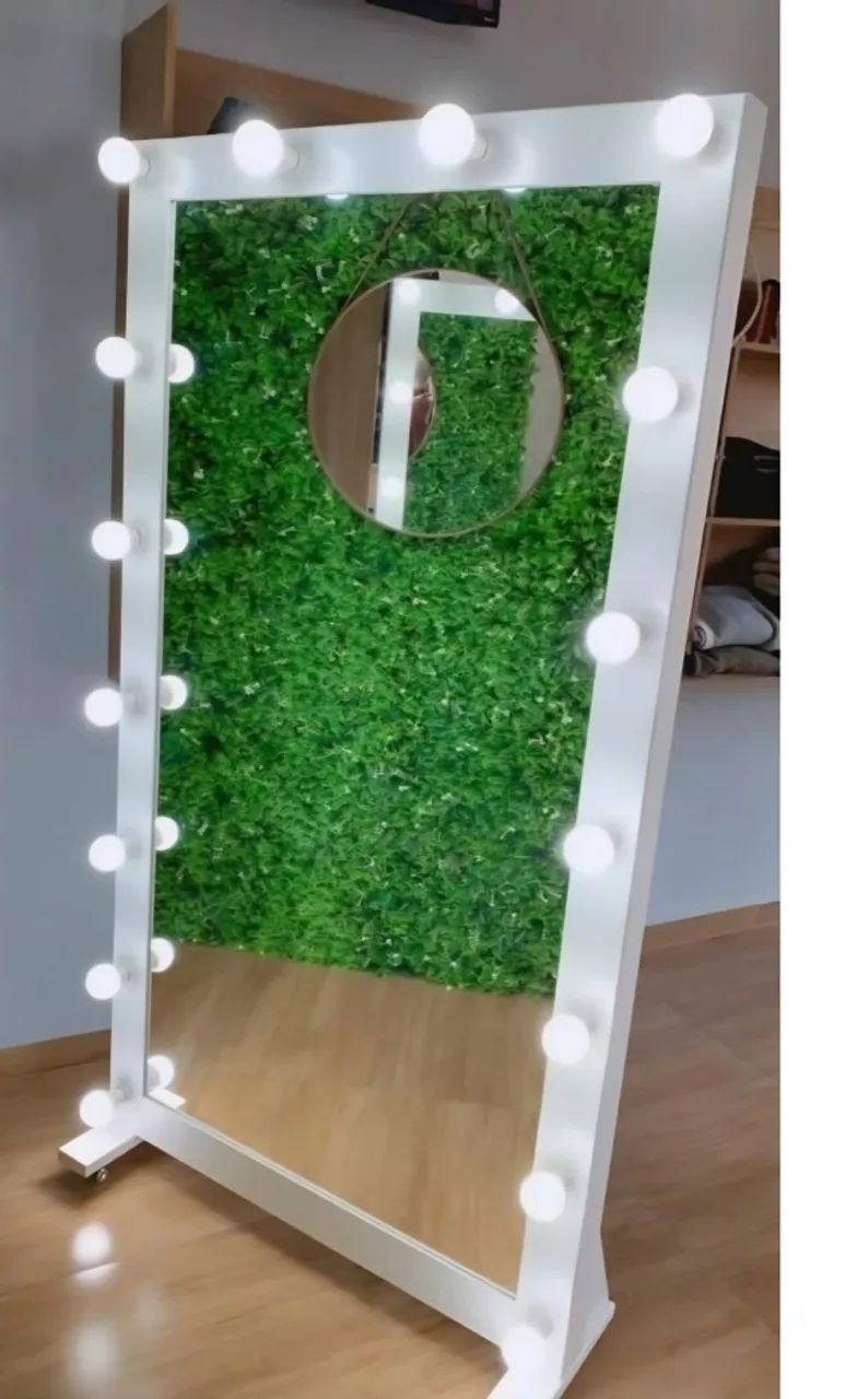 Dressing Mirror 1.80 x 1.00 m with Silicone Casters