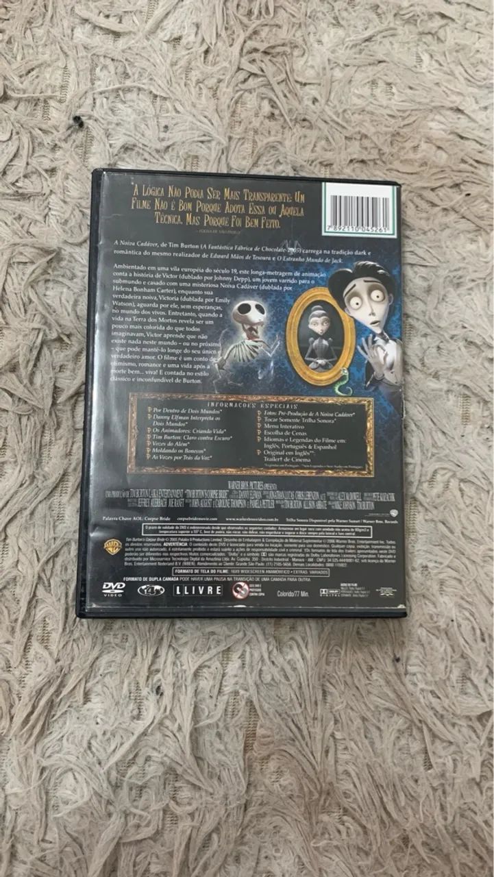 DVD A Noiva Cadáver - Tim Burton - Foto 2