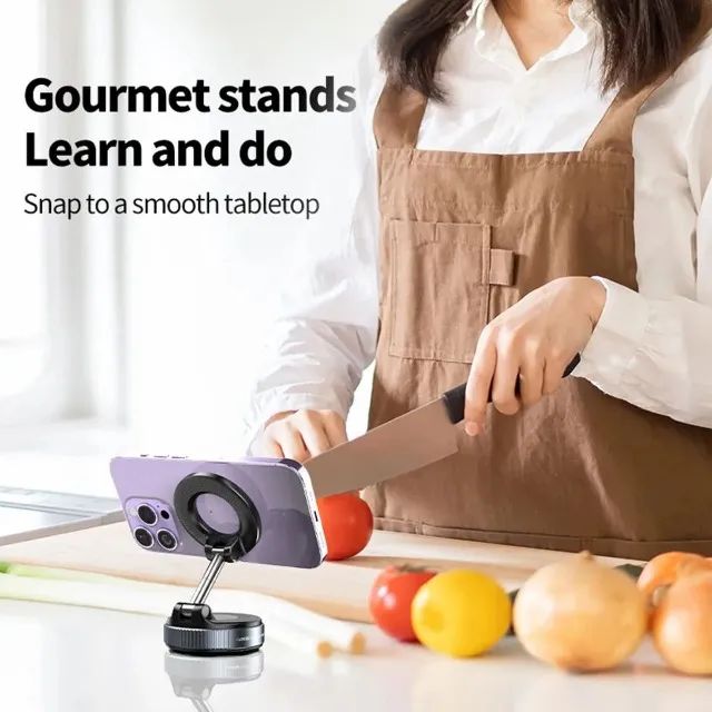 Suporte Celular Magnético 360° com Sistema de Vácuo - Foto 3