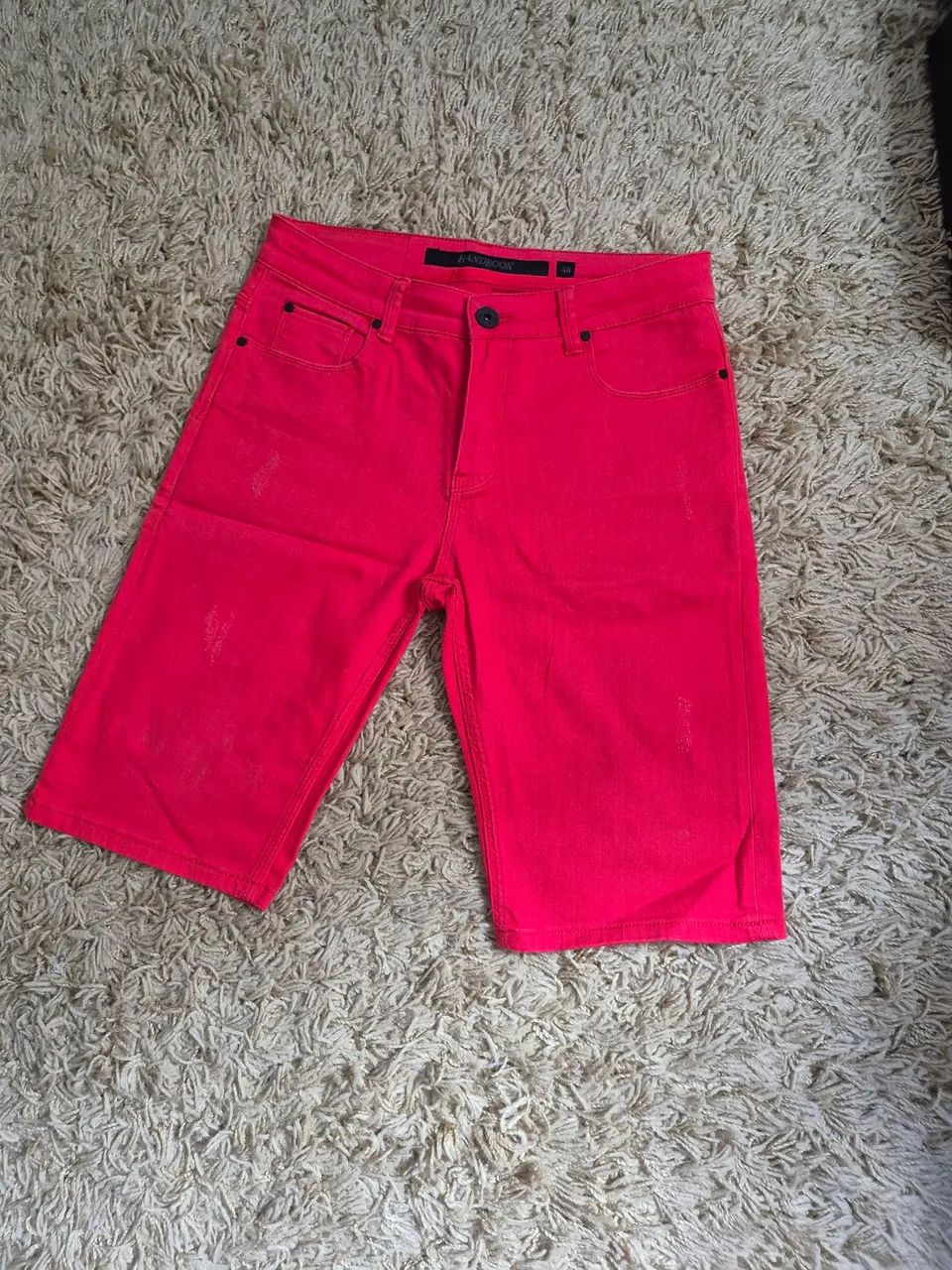 Bermuda jeans masculina 