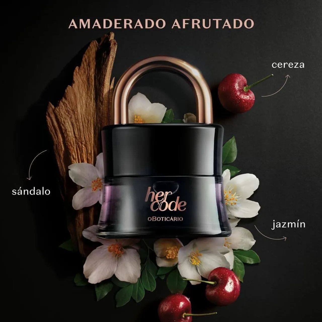 Her Code O Boticário - Perfume Feminino Amadeirado Frutado