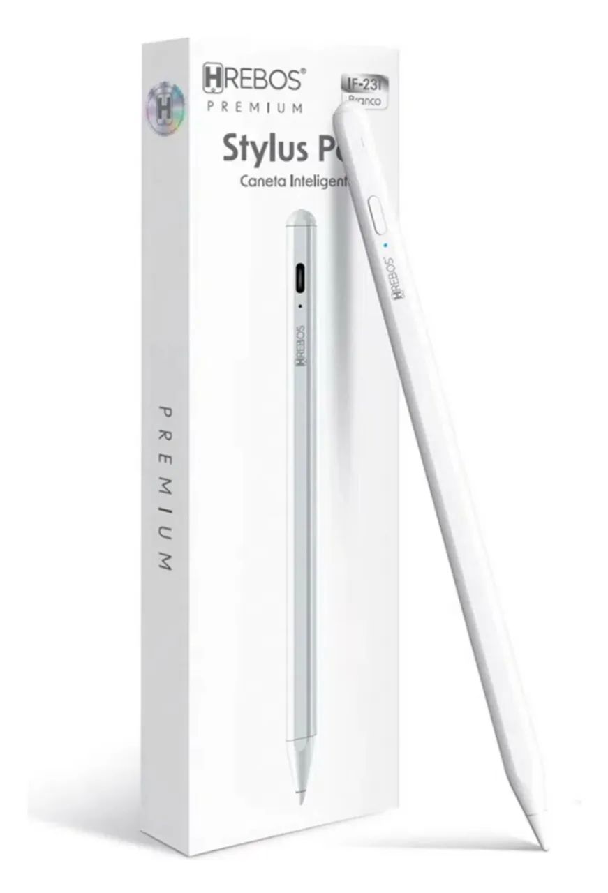 Caneta Stylus para tablets iPad e Android rejeição da palma 