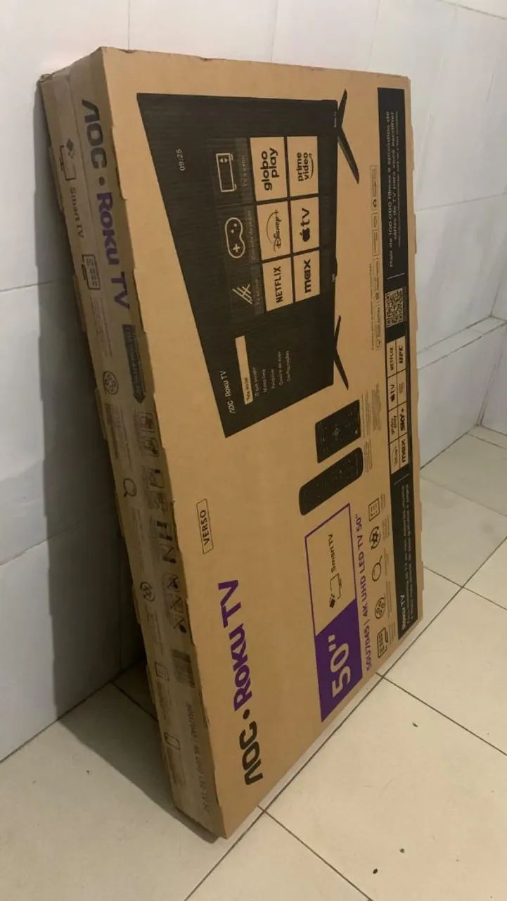 Tv Roku 50 Polegadas Nova Na Caixa Com Nota Fiscal e Garantia 64308571052545122