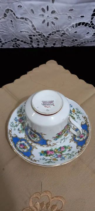 Antiga Xicara De Cha Inglesa Foley  - Foto 3