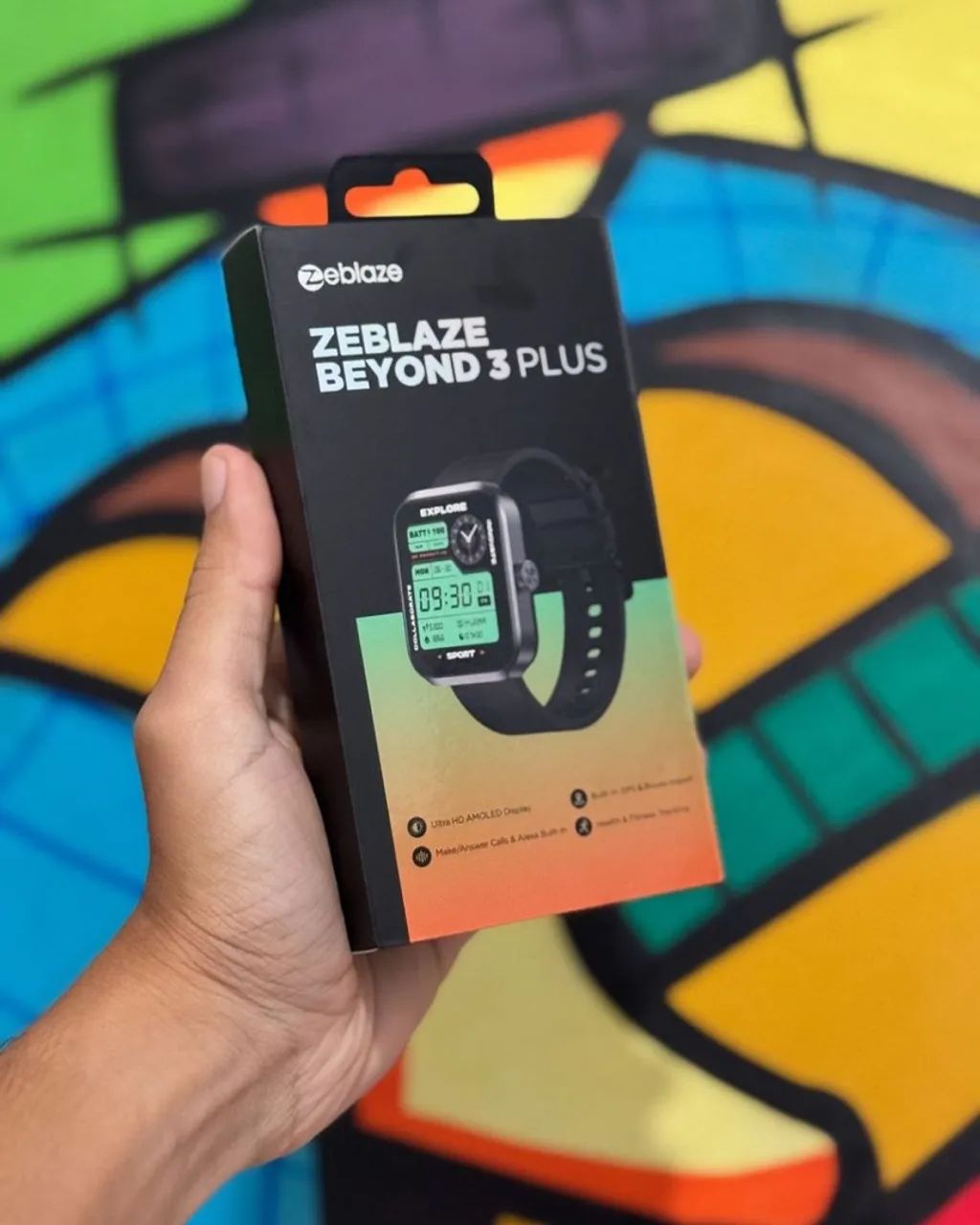Beyond 3 Plus Tela 1,78" Amoled - 60 Modos de Esportes - GPS Integrado 