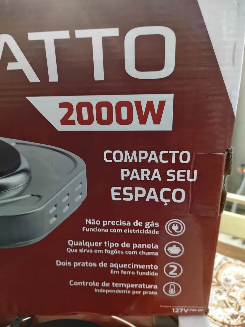 FOGÃO AGRATTO"DUPLO" NOVO - Foto 4