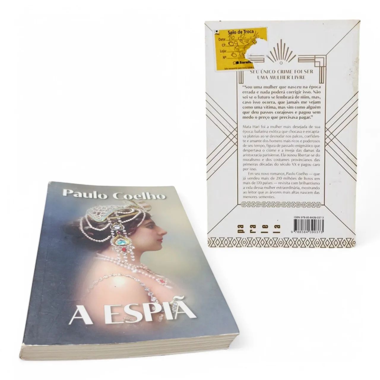 Livro: A Espiã - Paulo Coelho - Foto 2