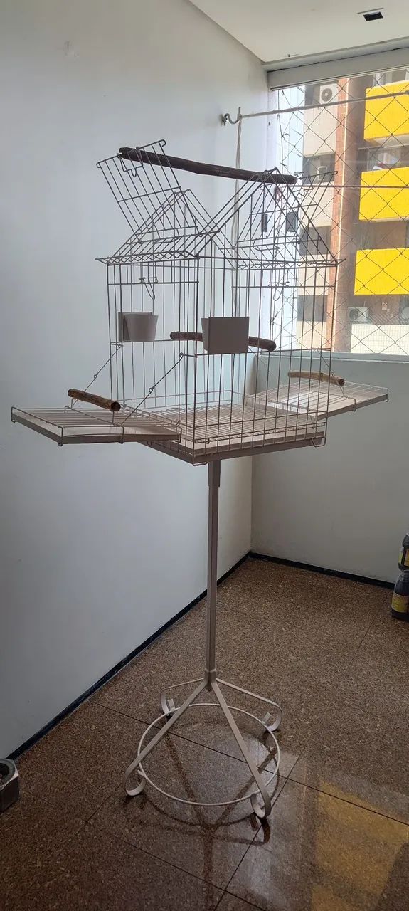 Gaiola para Pássaros com Suporte - Foto 5
