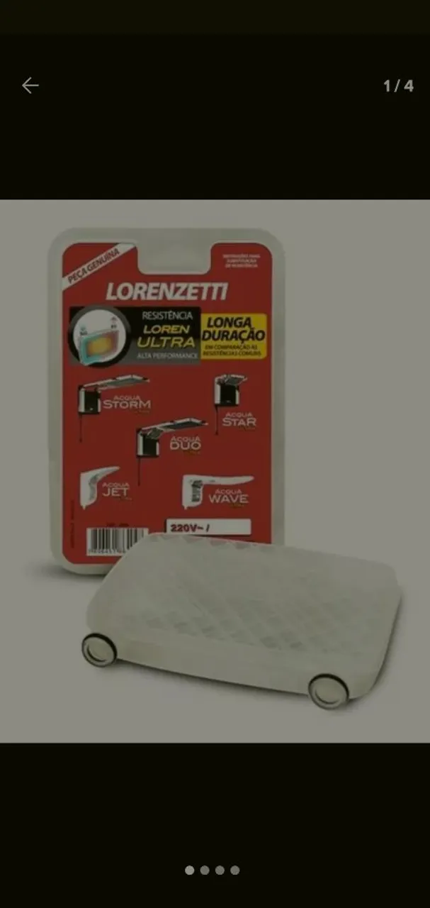 Resistência Lorenzetti Ultra - Original -