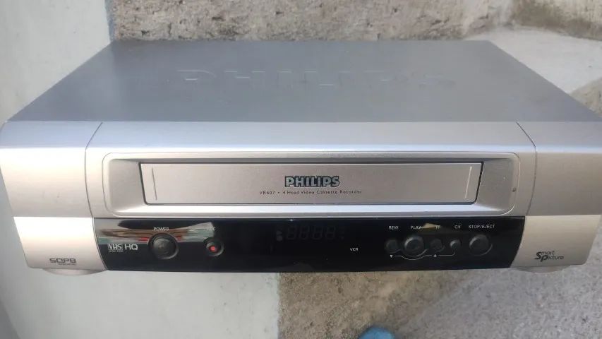 SUCATA VÍDEO CASSETE PHILIPS VR407 PARA PEÇAS 