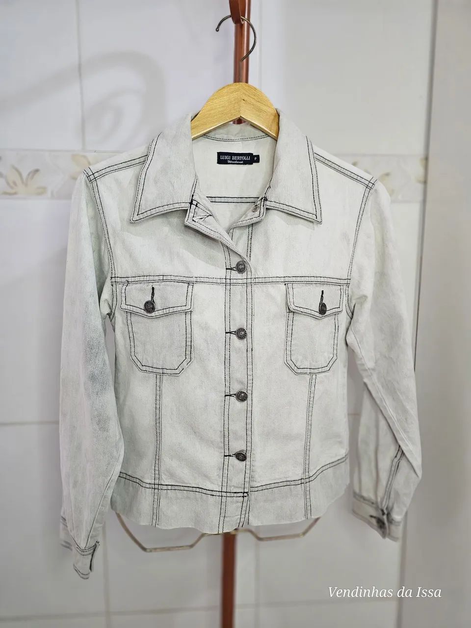 Jaqueta Jeans Feminina Luigi Bertolli - Foto 2