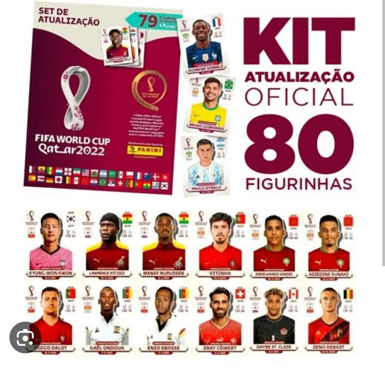 Álbum de figurinhas Copa do Mundo 2022 - Panini - Foto 4