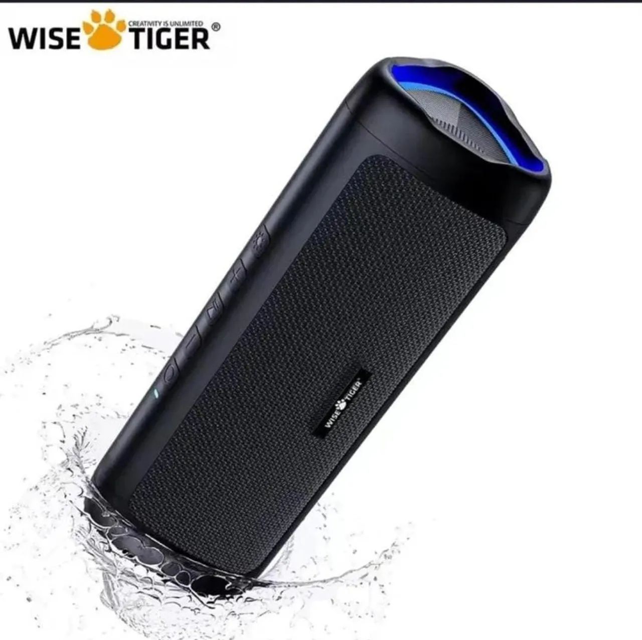 Caixa de Som Bluetooth Wise Tiger - Som Potente e Design Moderno (lacrado)