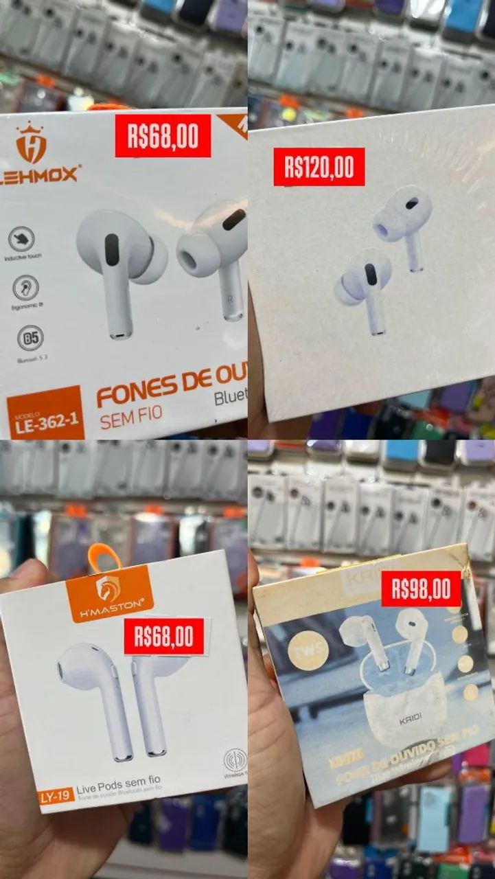 Fone de Ouvido Bluetooth - Diversos Modelos - Promoção! - Foto 2