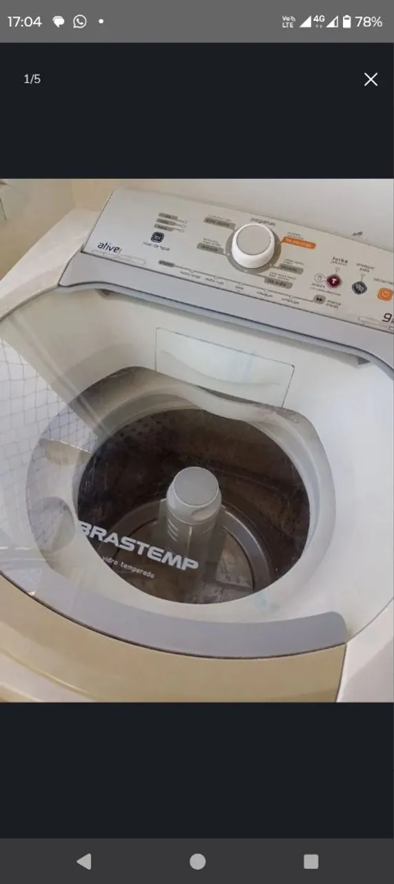 Máquina de Lavar Brastemp Ative 9kg