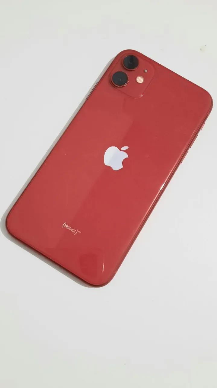 iPhone 11 RED, 64GB, Face ID, Semi novo C/ Nota Fiscal - Celulares