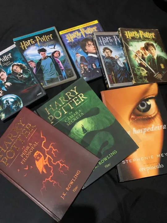 Harry Potter Livro e Dvd Lote