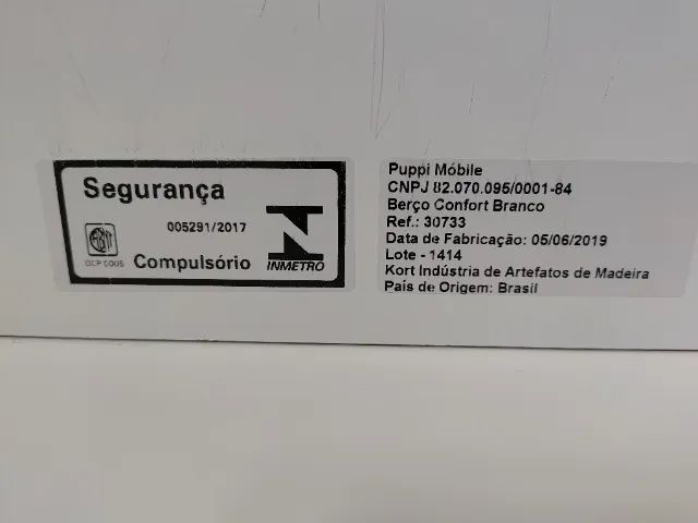 Berço Americano Confort 2 em 1 Puppi Mobile + Colchão - Foto 5