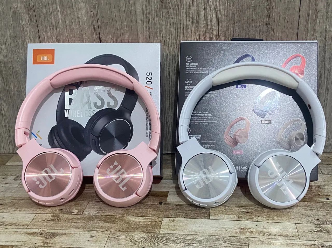 Fone JBL 520 - Pure Bass Wireless + ANC 