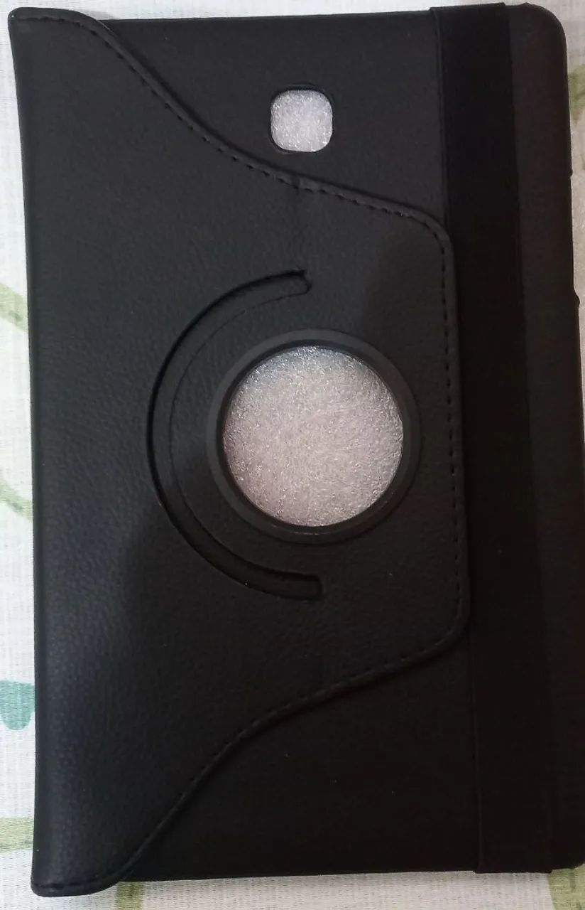 Case capa giratória para Tablet Samsung A7 couro e plástico. 