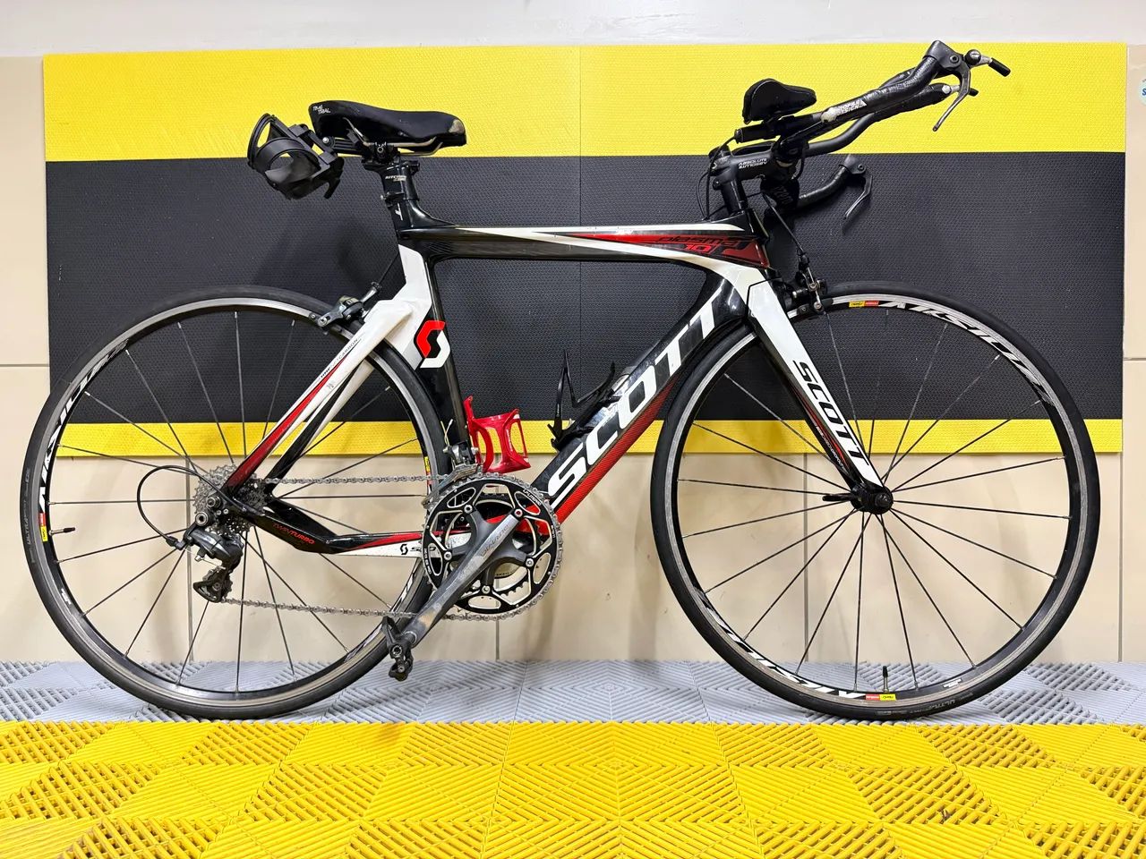 Bike TT Scott Plasma 10 + Rodas  Reynolds RZR Full carbon + Tacx Blue Twist Indoor - Foto 2