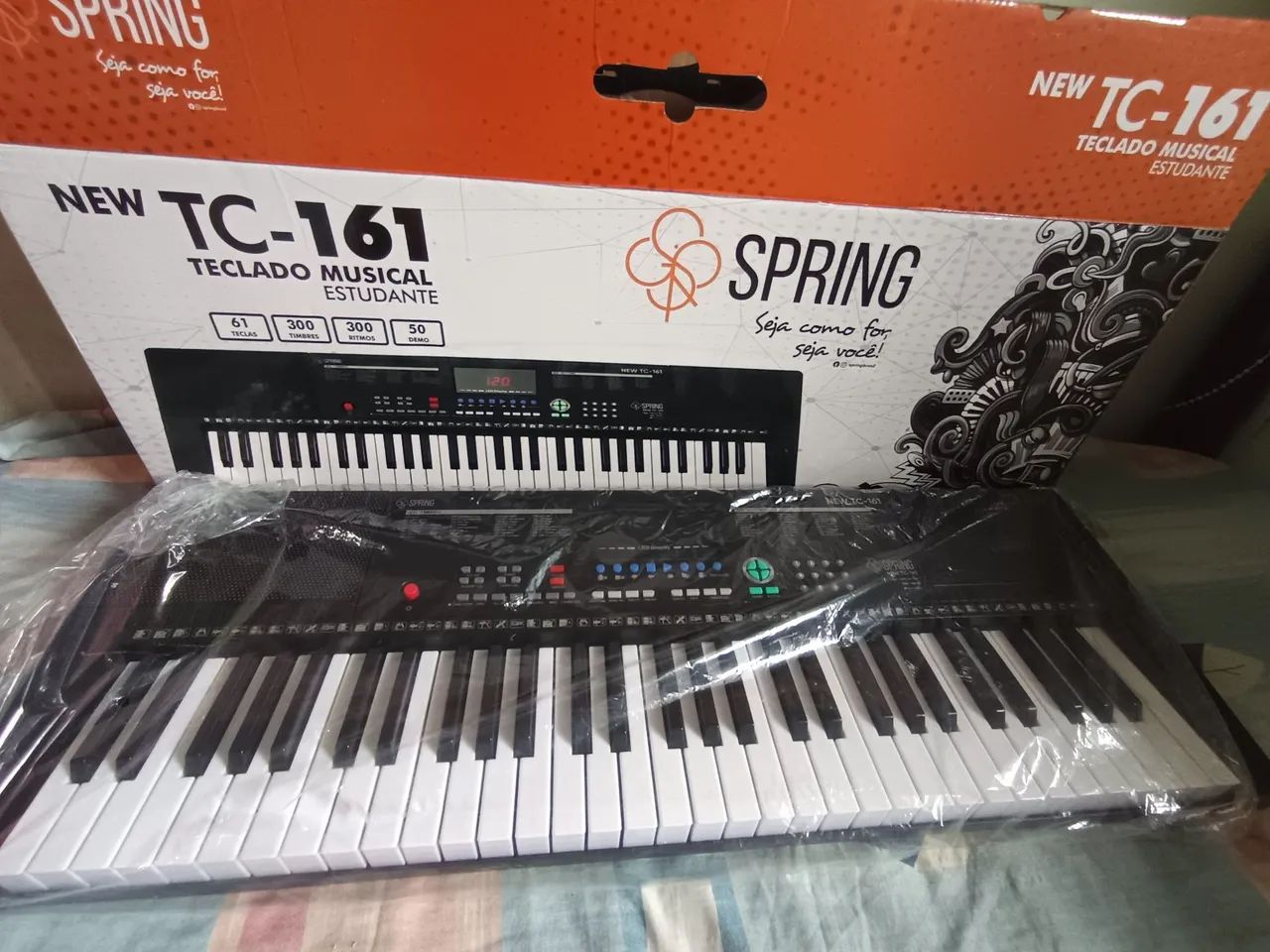 Teclado Musical Estudante Spring TC-161 - Foto 3