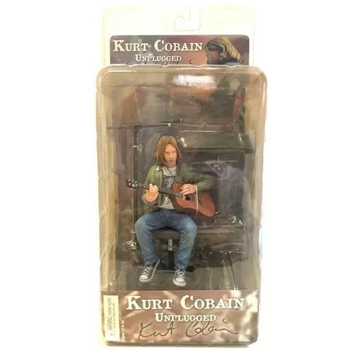 NECA Kurt Cobain MTV 1993 Unplugged Action Figure - Hobbies e