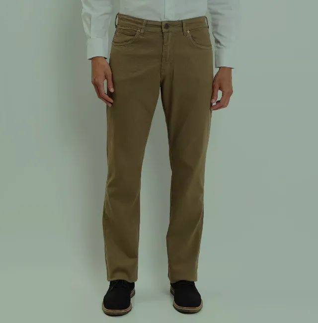 Calça Ustop em sarja stretch regular - tam. 50 - Foto 2