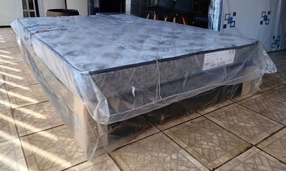 Cama Box Novo + Colchão Casal Apolo Spuma D28 Novo + Entrega grátis em Sorocaba - Foto 2