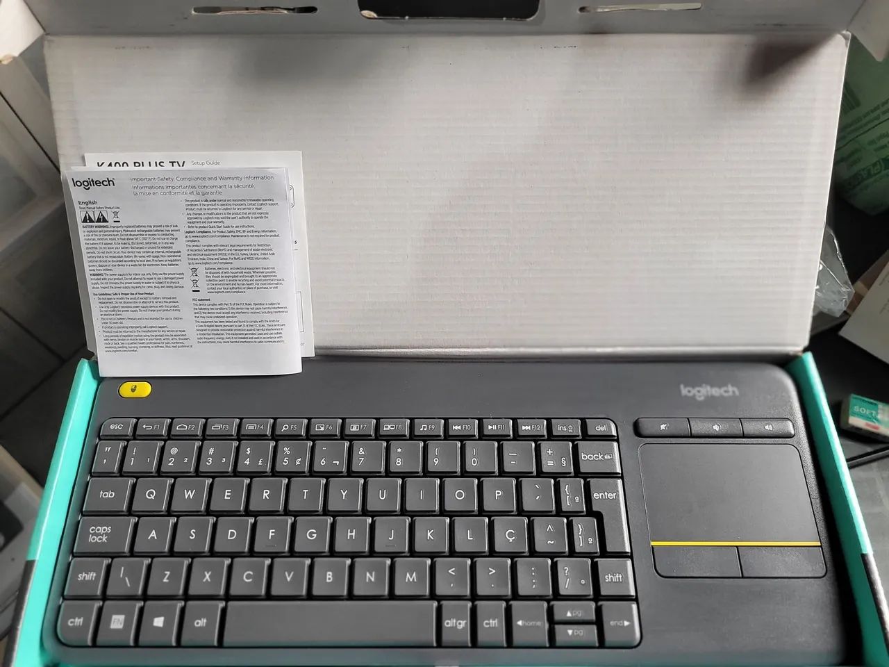 Teclado Logitech K400 Plus TV