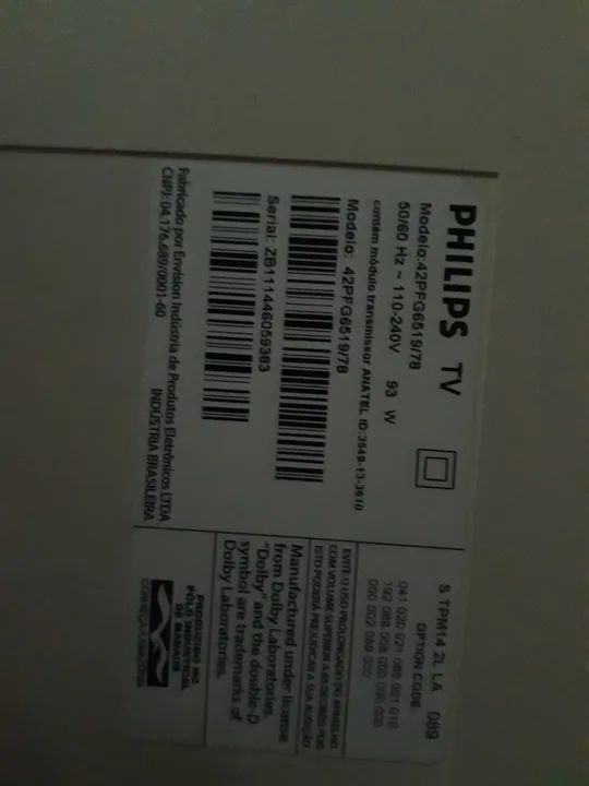 TV Philips 42 polegadas