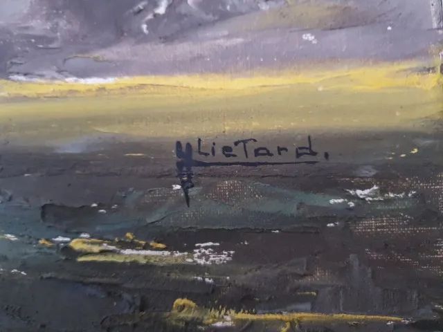 Yvette Lietard - Paisagem - Óleo sobre Tela - Foto 2