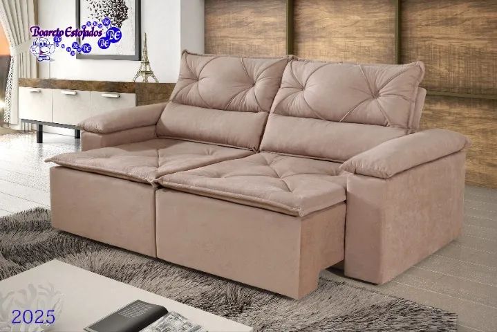 Sofá Retrátil e Reclinável Galopagos - Foto 4