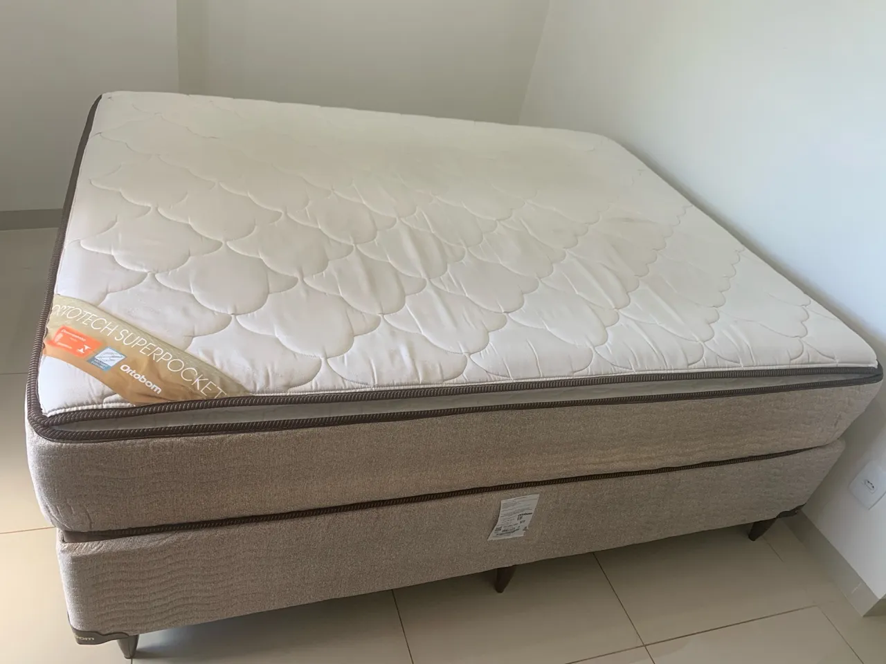 Cama Queen Ortobom Ortotech Superpocket - Molas Ensacadas 1,60m X 2,00m