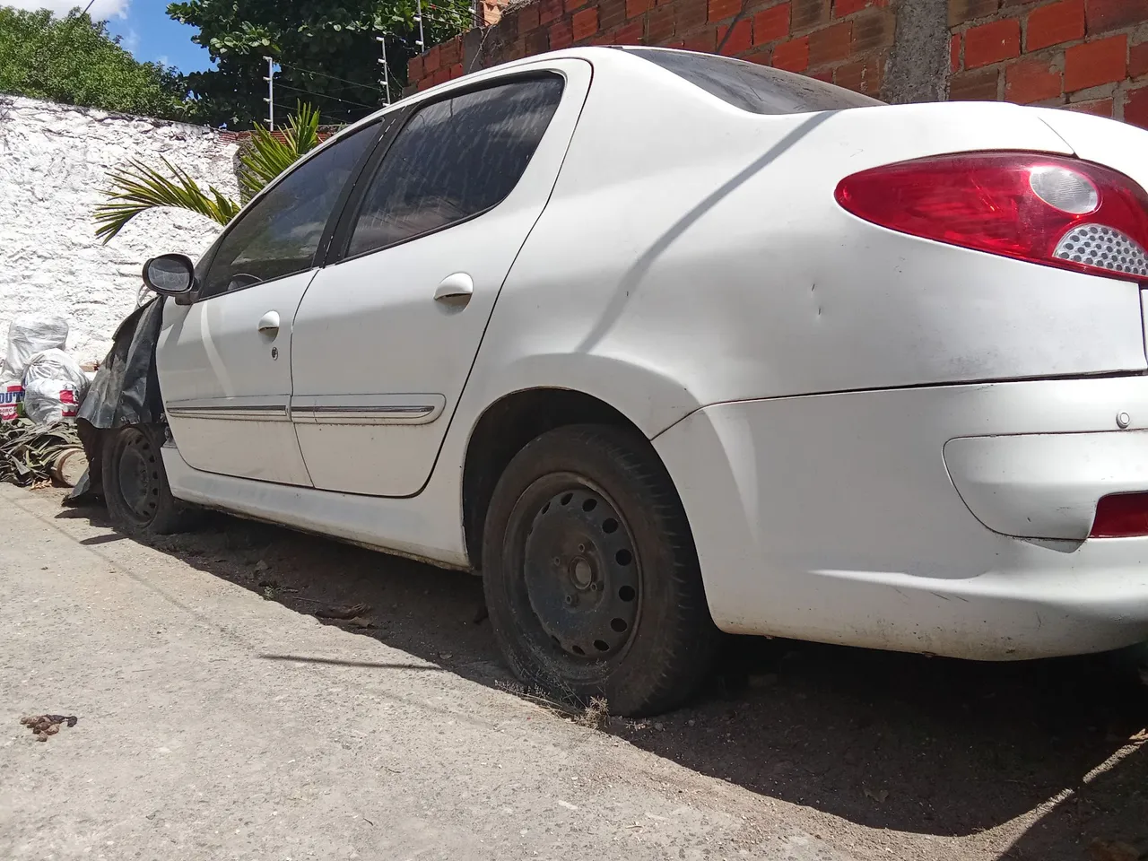 Peças para Peugeot 207 Sedan - Branco