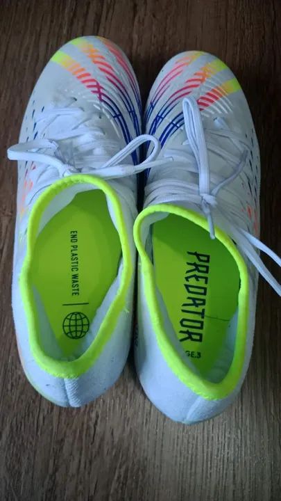 Chuteiras Adidas Predator - End Plastic Waste - Tamanho 37 - Foto 2